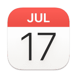 Calendar macOS icon