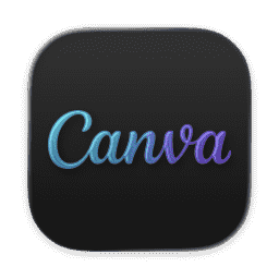 Canva (Dark) macOS icon