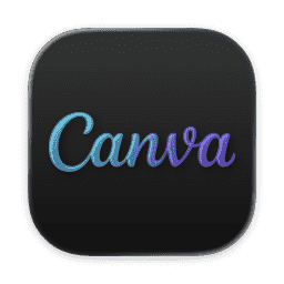 Canva (Dark) macOS icon
