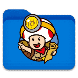 Captain Toad Treasure Tracker Folder
