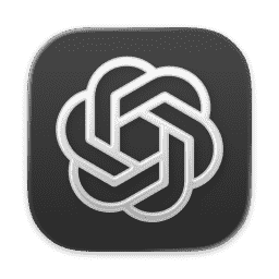 ChatGPT (Clear Dark) macOS icon