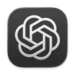 ChatGPT (Clear Dark) macOS icon