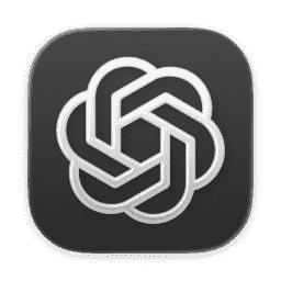 ChatGPT (Clear Dark) (macOS 26.2+) macOS icon