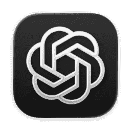 ChatGPT (Dark) macOS icon