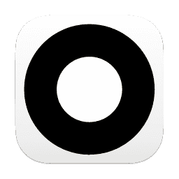 Chrome Black Circle