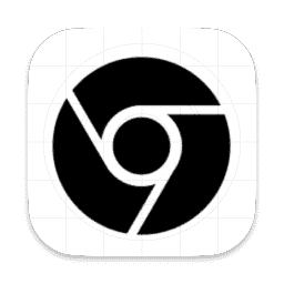 Chrome Black  macOS icon