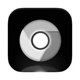 Chrome Dark macOS icon