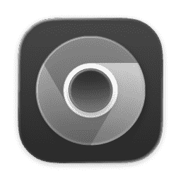Chromium (Clear Dark) macOS icon