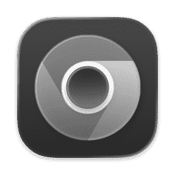 Chromium (Clear Dark) macOS icon