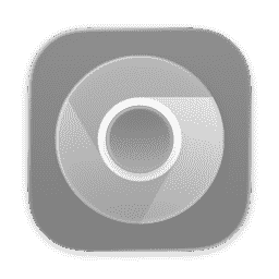 Chromium (Clear Light) macOS icon