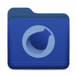 Cinema 4D Compact Folder macOS icon