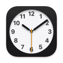 Clock macOS icon