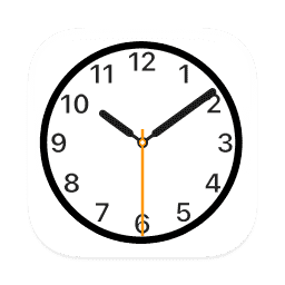 Clock (Transparent) macOS icon