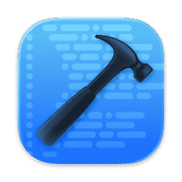 Code Editor App, Visual Studio, Sublime Text, IDE, Development, Developer, Hammer (Liquid Glass) macOS icon