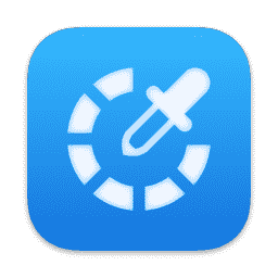 Color Picker Blue macOS icon