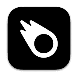Comet for Reddit (Dark) macOS icon