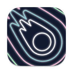 Comet for reddit neon macOS icon