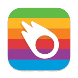 Comet for reddit rainbow macOS icon