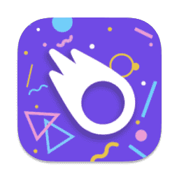Comet for reddit wavy macOS icon
