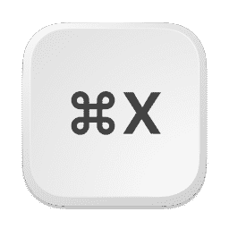 Command X macOS icon