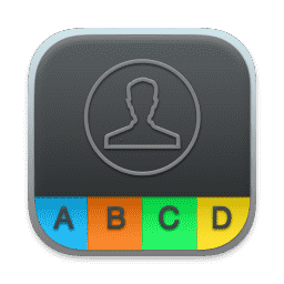 Contacts macOS icon