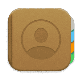 Contacts macOS icon