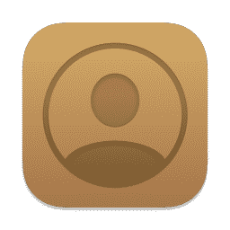 Contacts macOS icon