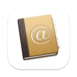 Contacts macOS icon