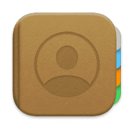 Contacts macOS icon