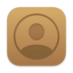 Contacts macOS icon