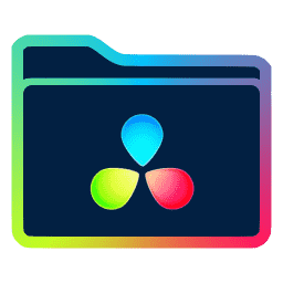 DaVinci Resolve Folder macOS icon