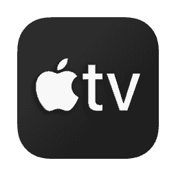 Dark Apple TV (2019) macOS icon