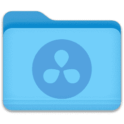 Davinci Resolve Folder Round