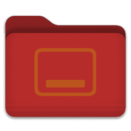 Desktop Red Folder