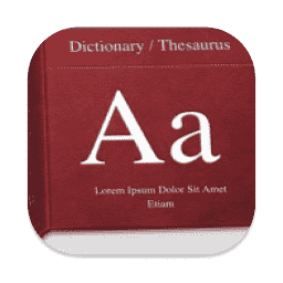 Dictionary macOS icon