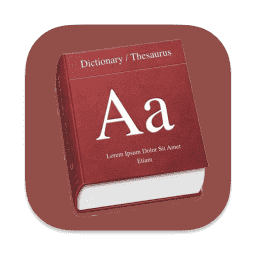 Dictionary macOS icon
