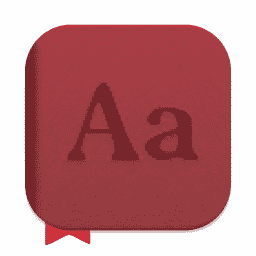 Dictionary Alt macOS icon