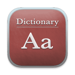 Dictionary macOS icon