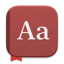 Dictionary macOS icon