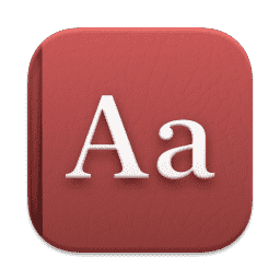 Dictionary macOS icon