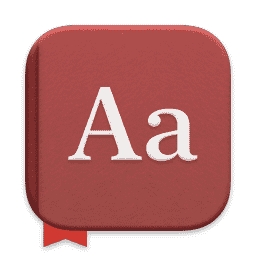 Dictionary macOS icon
