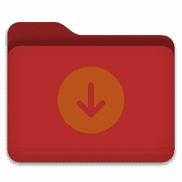 Downloads Red Folder