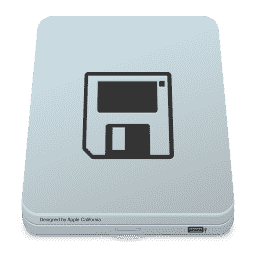 Drive Grey Floppy icon for macOS
