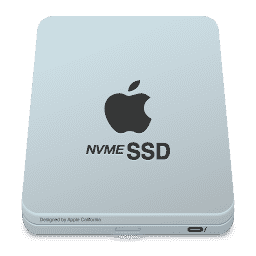 Drive Grey NVME SSD macOS icon