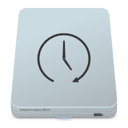 Drive Grey TimeMachine macOS icon