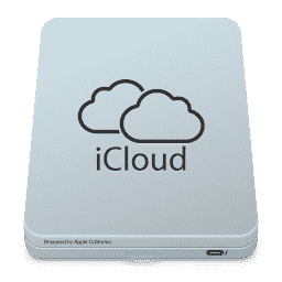 Drive Grey iCloud macOS icon