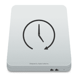 Drives 2021 Silber - Time Backup macOS icon