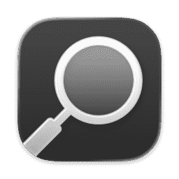 EasyFind (Clear Dark) macOS icon