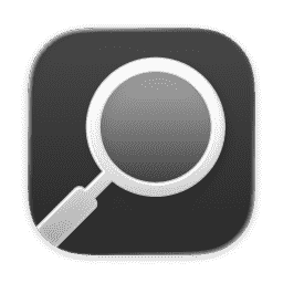 EasyFind (Clear Dark) macOS icon
