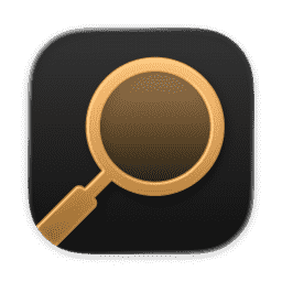 EasyFind (Dark) macOS icon